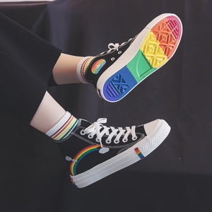 New Rainbow Retro Shoes