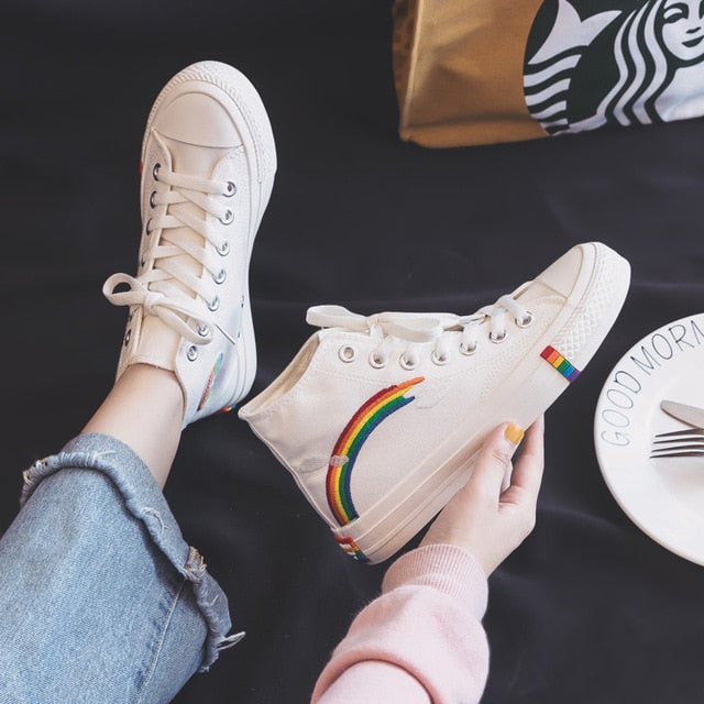 New Rainbow Retro Shoes