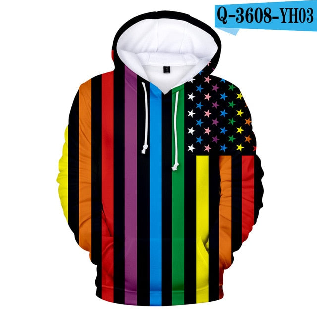 Rainbow Casual Hoodie